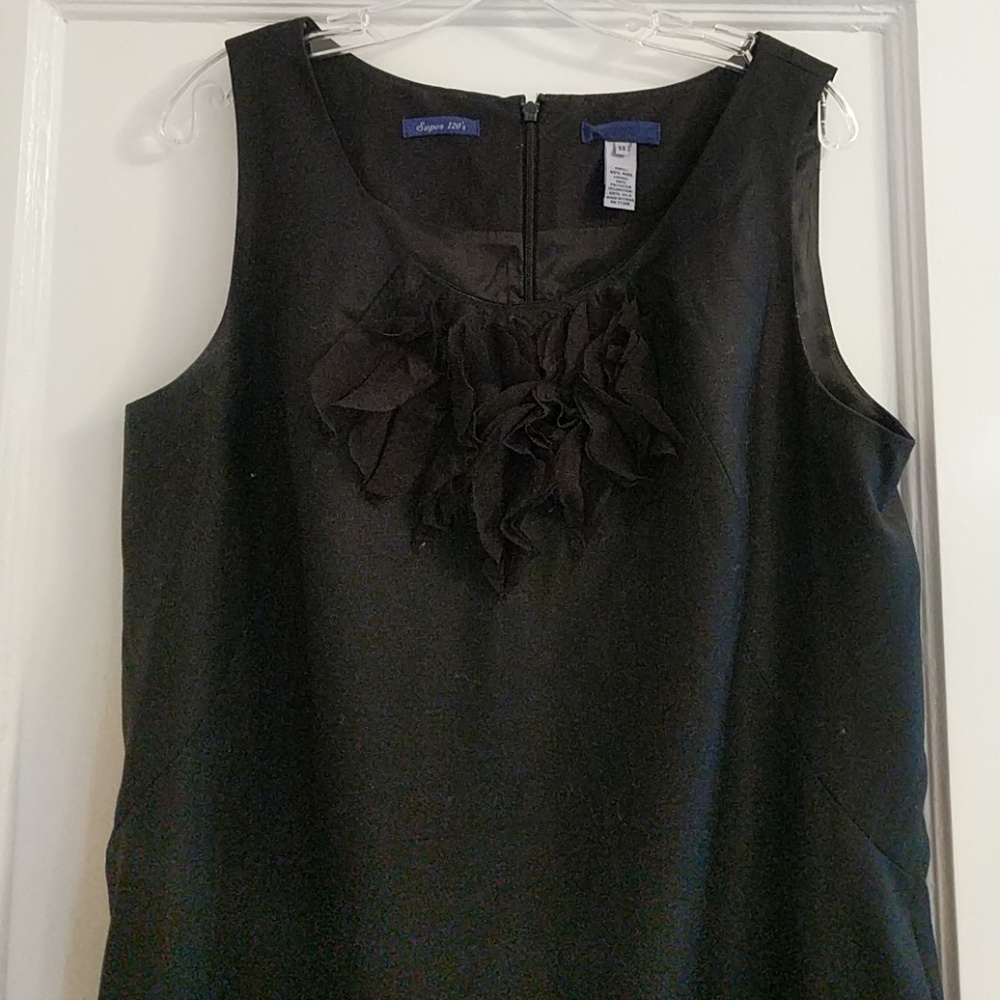 JCrew Wool Black Sleeveless Dress